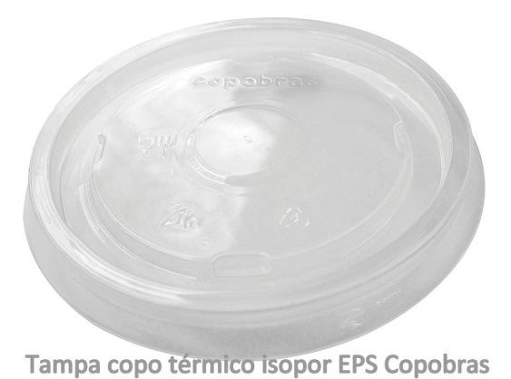 TAMPA COPO TERMICO 180 ML TIRA C/ 25 UNIDADES